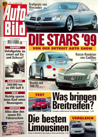 Deckblatt Auto Bild (01/1999)